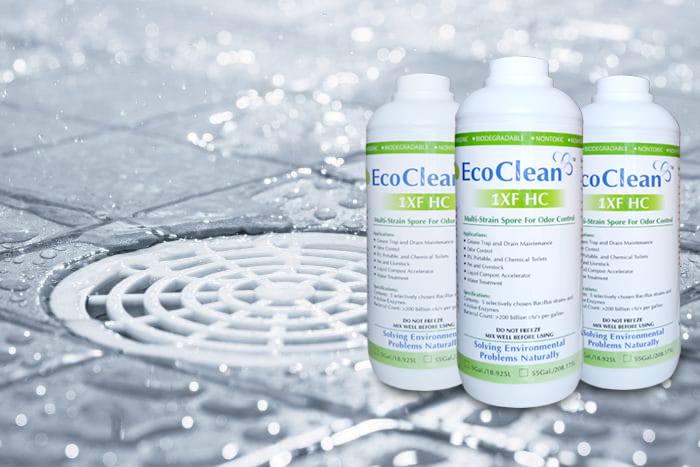 Vi sinh xử lý mùi khai, hôi thối thoát sàn, cống rãnh - EcoClean 1XF HC