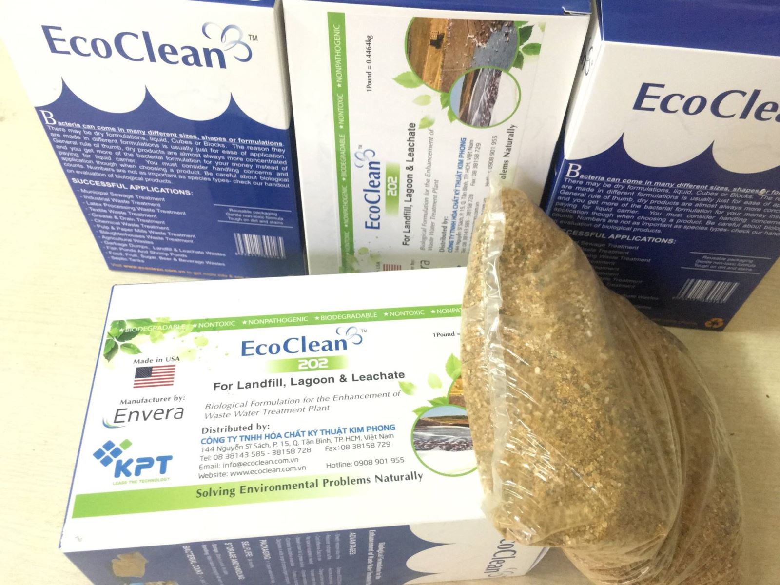 Vi sinh xử lý nước rỉ rác, tinh bột sắn - EcoClean 202 3