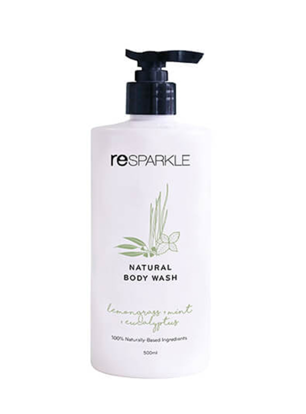 Natural Body Wash 500ml (Lemongrass, Mint & Eucalyptus)